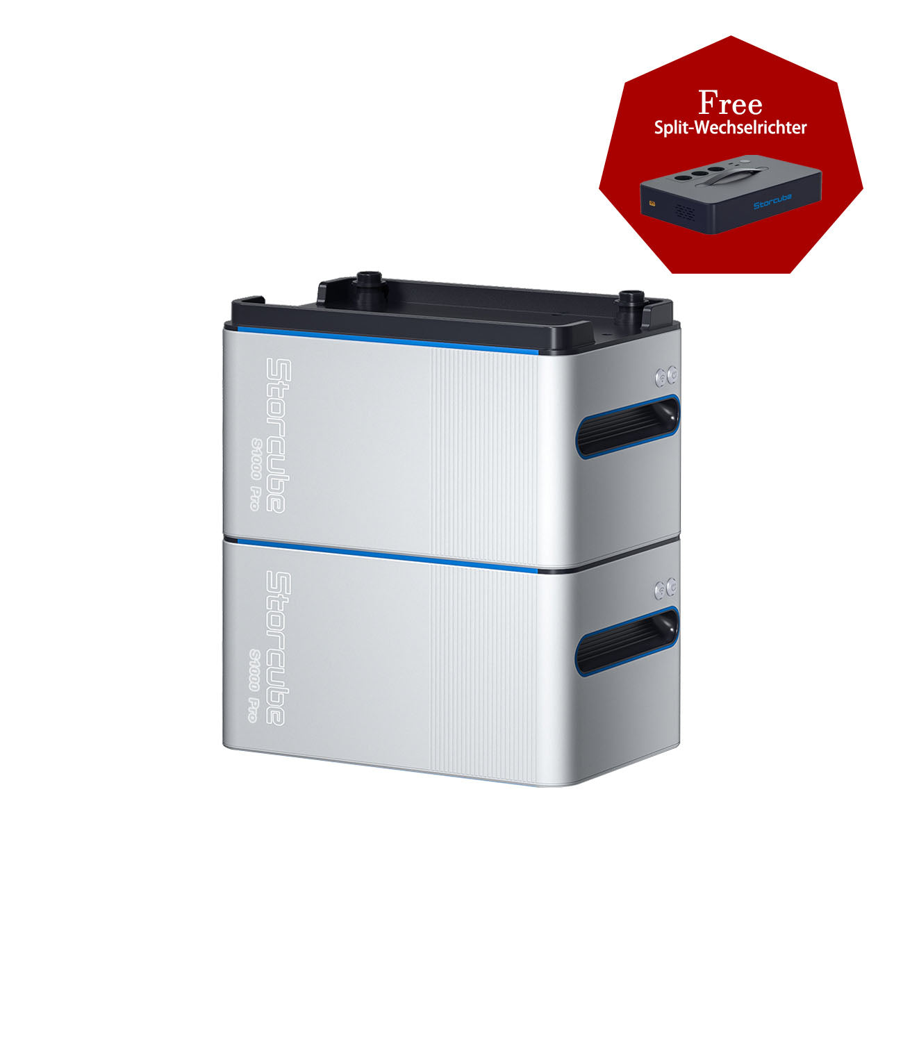 Storcube S1000 Pro Solar Speicherbatterie für Balkonkraftwerk-2048Wh