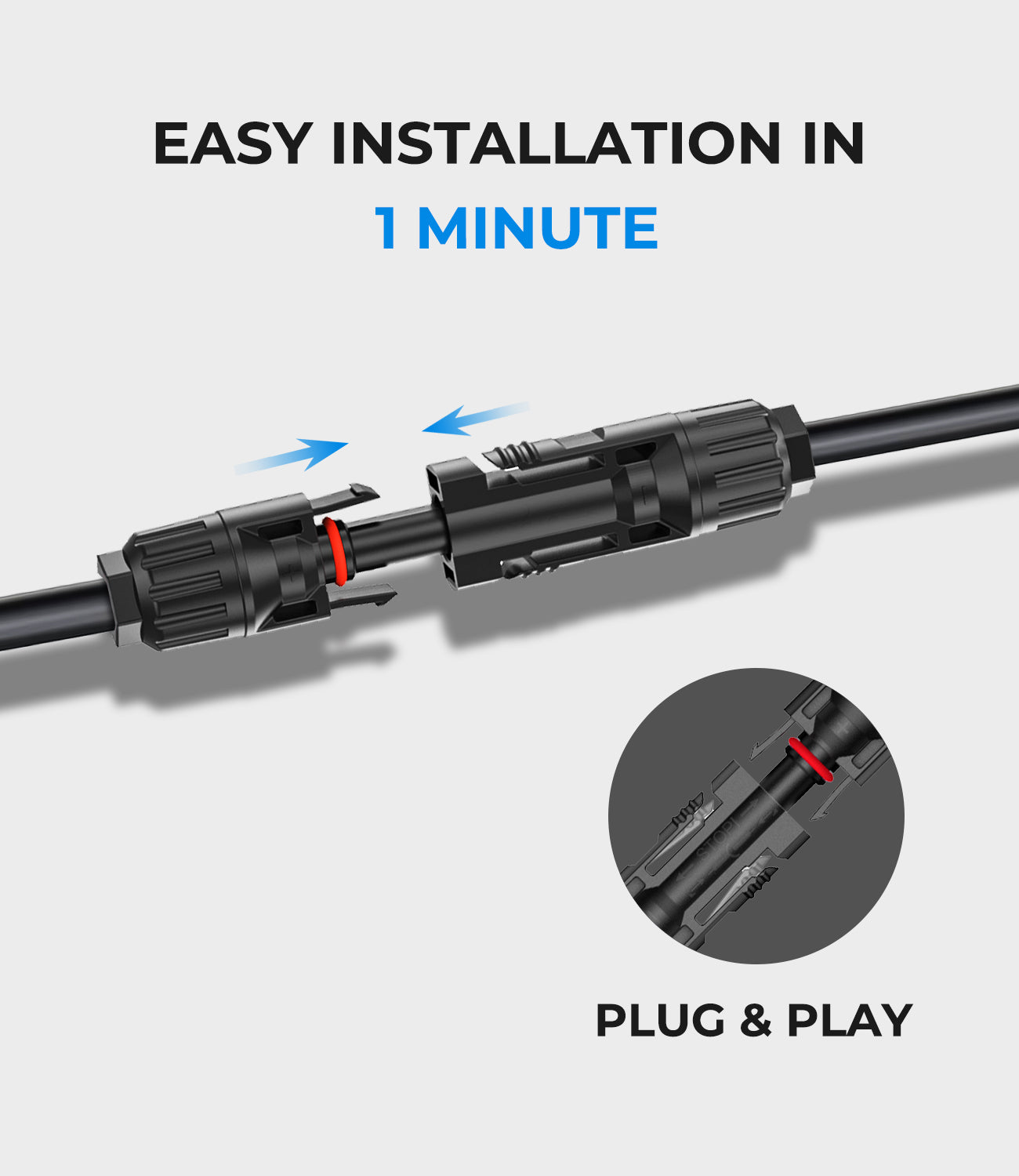 STORCUBE solar cable window feedthrough 